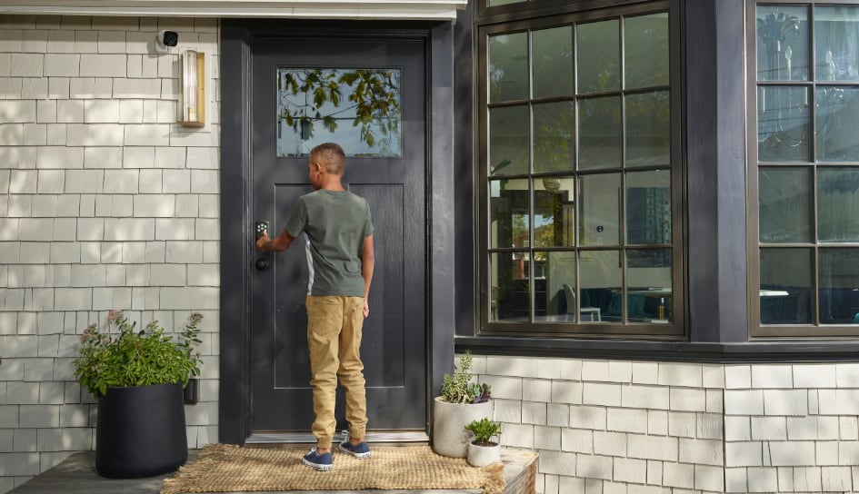 Vivint Smart Lock on home in San Jose